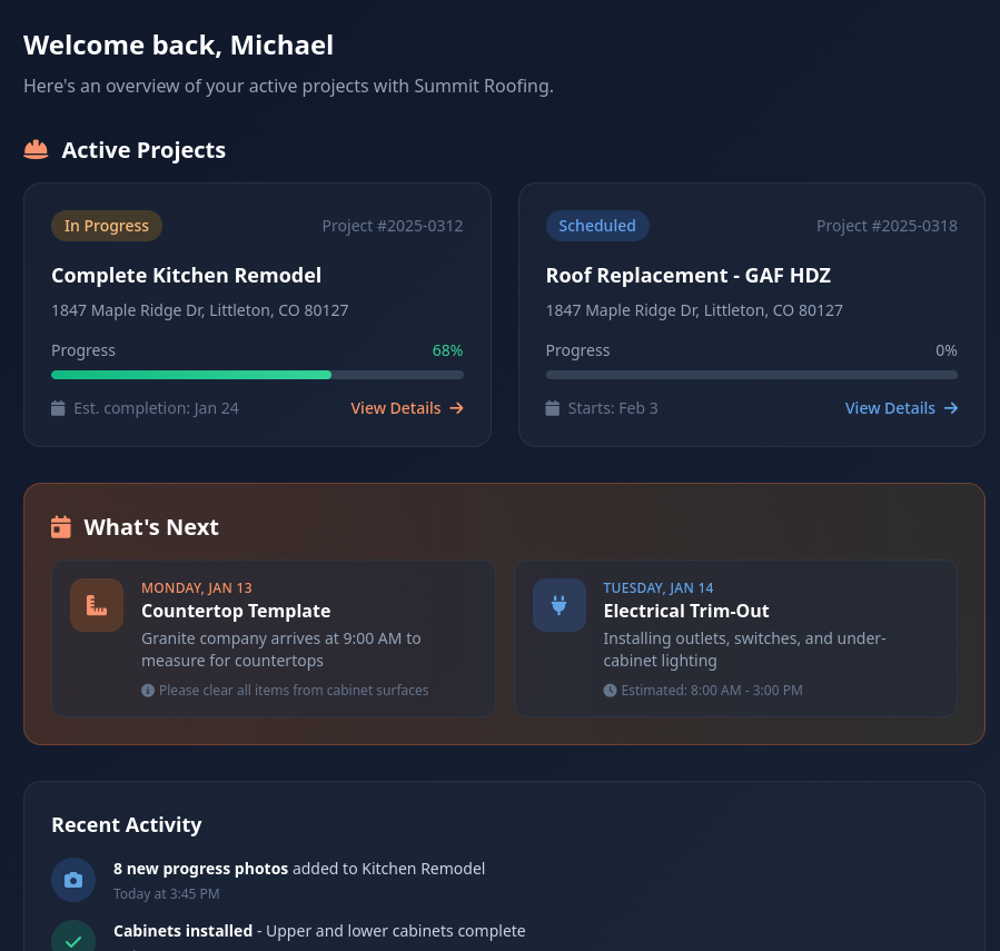 Clients Stay Informed. You Stay Sane.